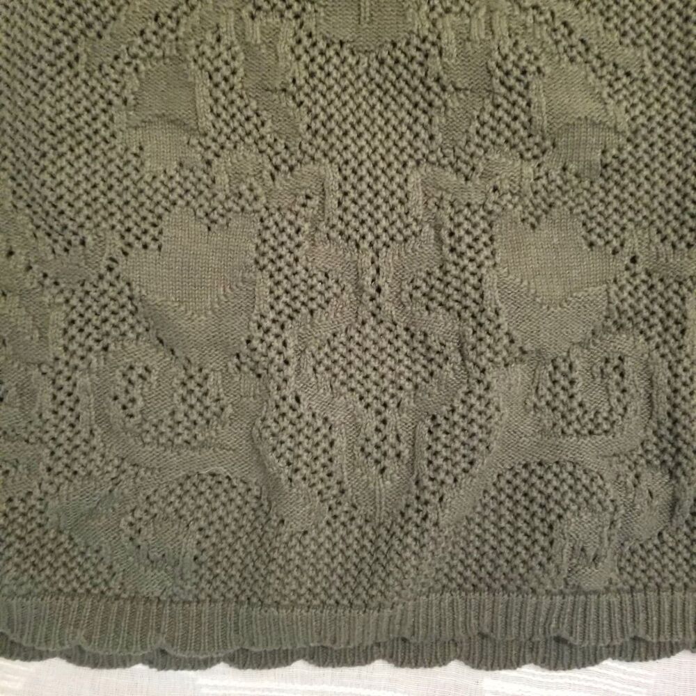 NWT Disturbia Tulip Jacquard Knit Crop Top - Picture 7 of 9